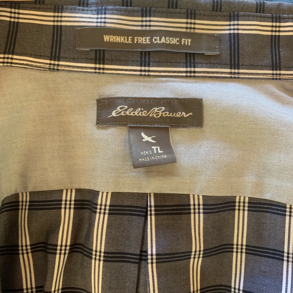 Eddie Bauer Lg Tall dress shirt